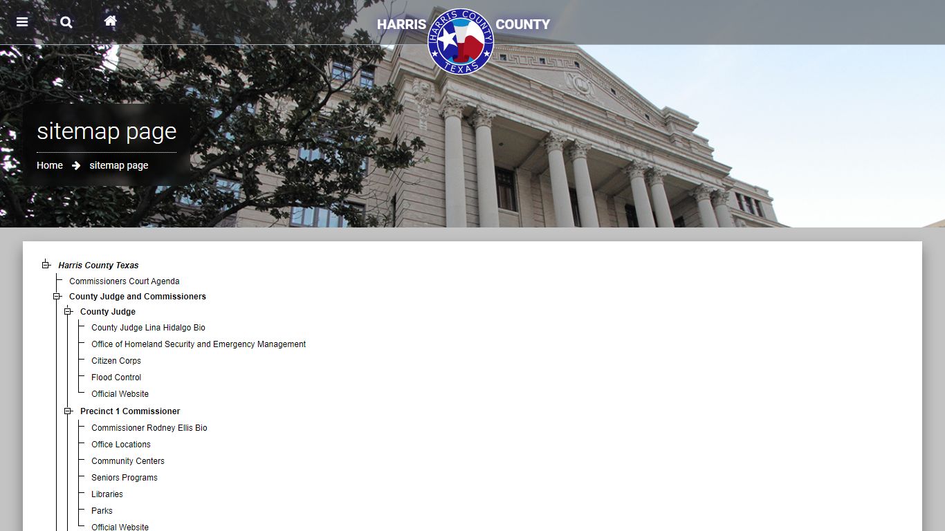 Harris County Texas > sitemap page